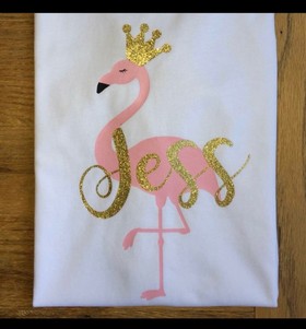 Flamingo Personalised T-Shirt