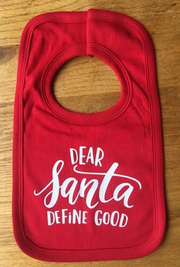 'Dear Santa' Bib