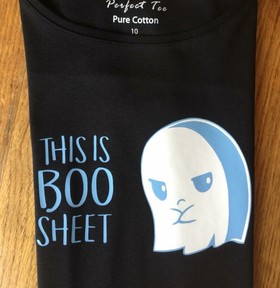Ladies 'Boo-Sheet' T-Shirt