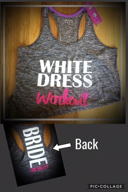 'White dress workout' Top