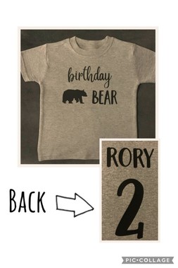 Birthday Bear T-Shirt & Bib