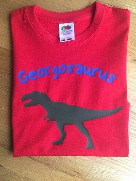 Kid's Dinosaur Name T-Shirt