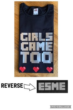 'Girls Game Too' T-Shirt