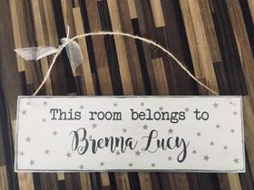 Bedroom Name Sign