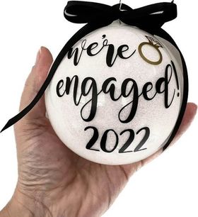Engaged Christmas Bauble