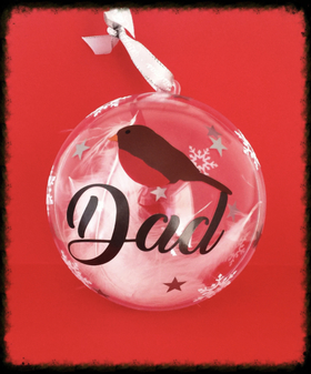 'Dad' Robin Memorial Ornament