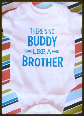 New Brother Baby Grow